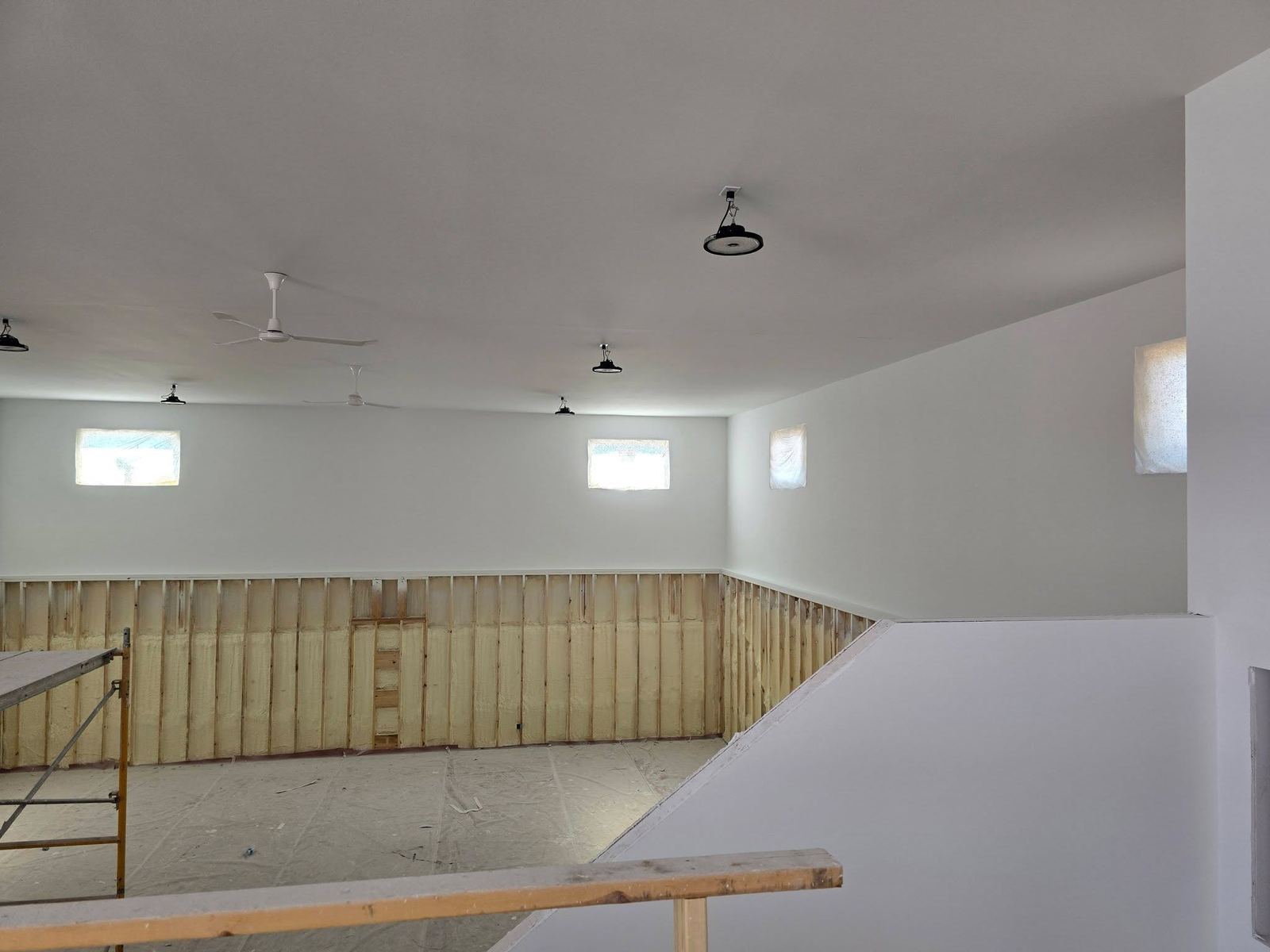 Commercial tall ceiling painting