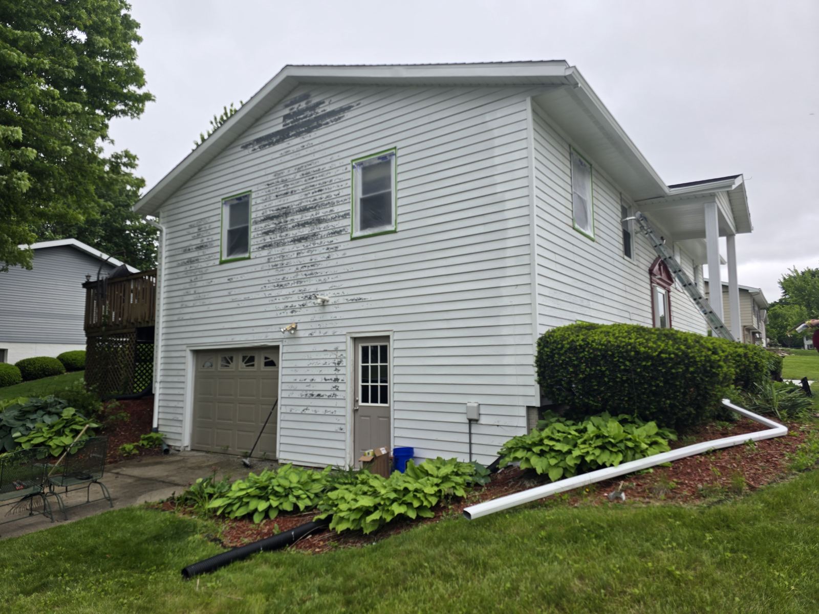 Exterior before