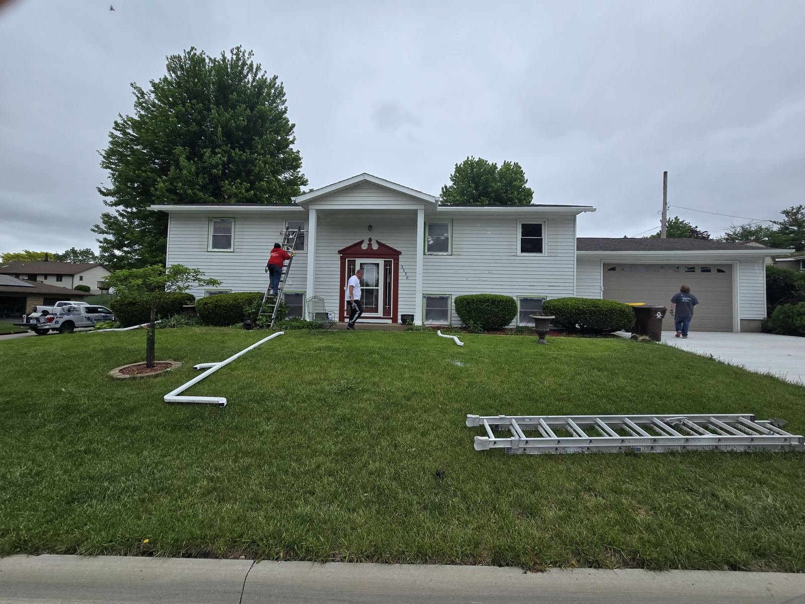 Exterior before