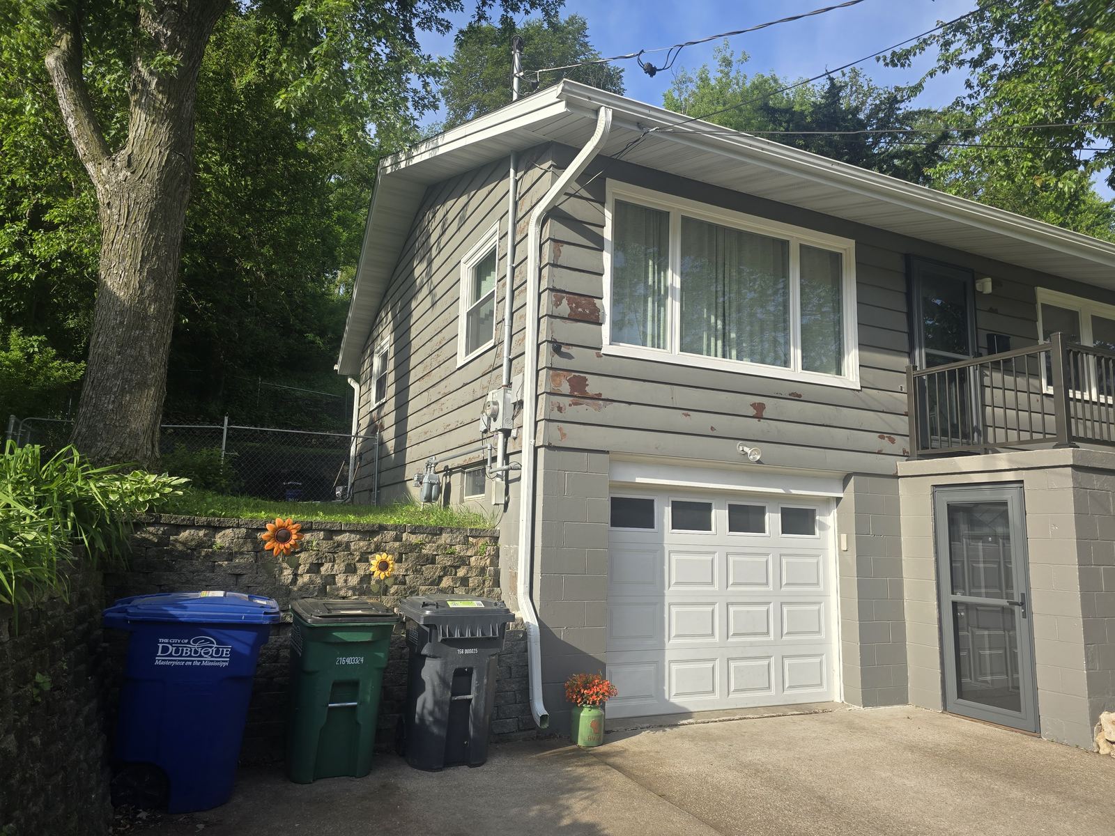 Exterior before