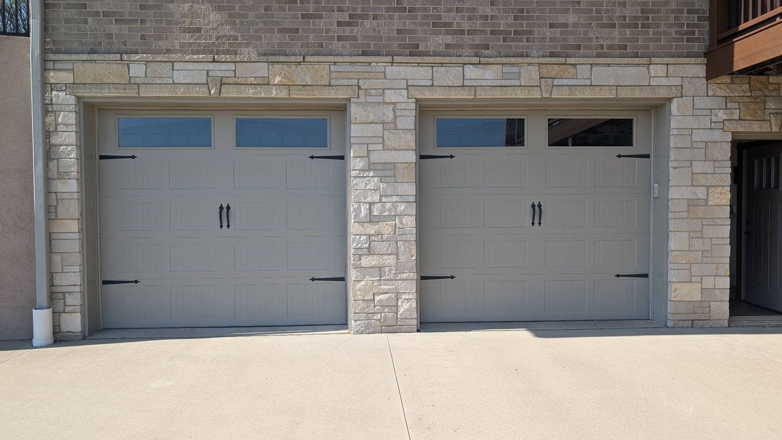 Garage doors after
