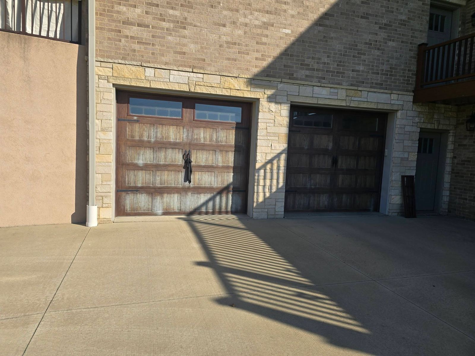 Garage doors before