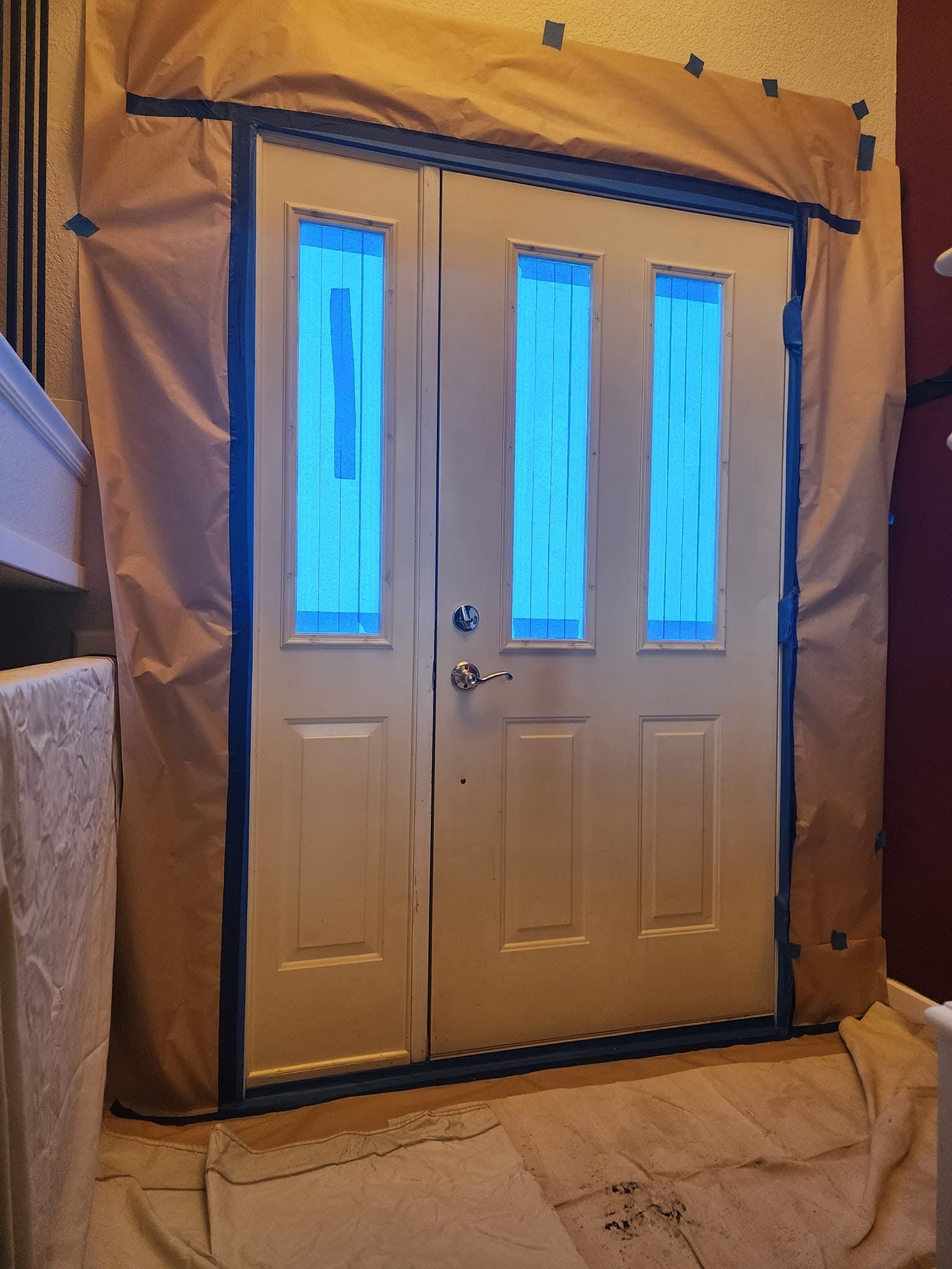 Door painting Dubuque Iowa
